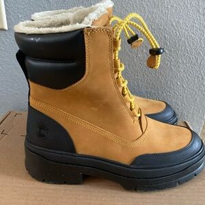 Timberland NEW Brooke Valley Mid Calf Boots Women's Size 8 Wheat Waterproof